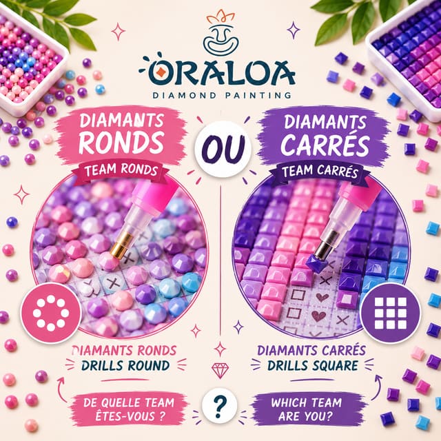 🏆 Team Diamants : Ronds ou Carrés ? 💎
